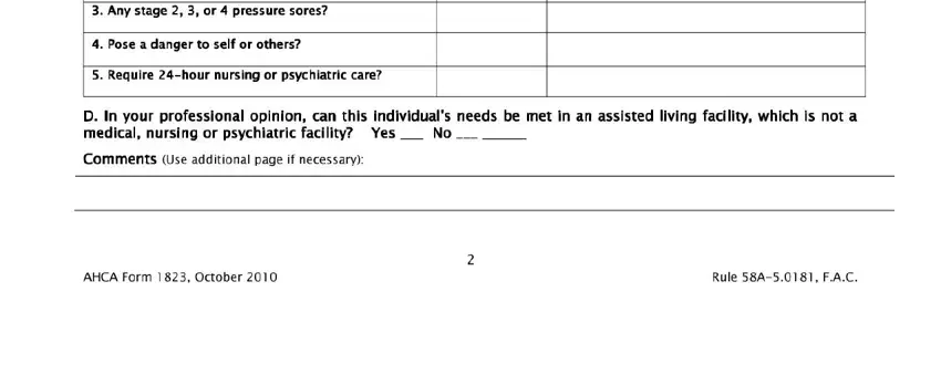 form 1823 florida 2021 conclusion process detailed (step 5)