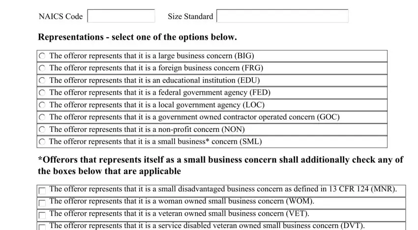Step # 3 in completing ams form 010