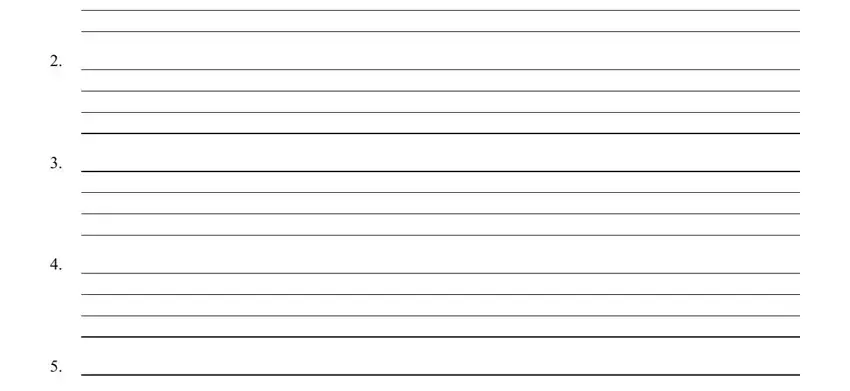 Completing section 2 of NJ Civil Action Answer Form
