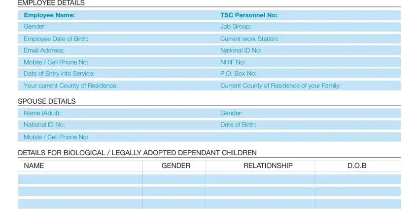 Stage # 1 for filling in aon minet tsc portal login