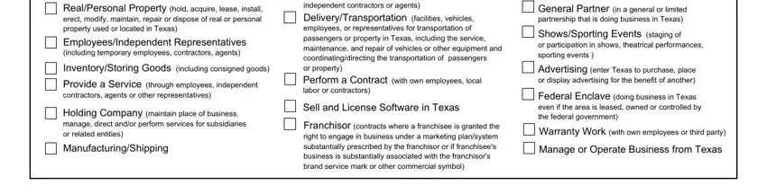 Filling in section 3 of Ap 114 Form