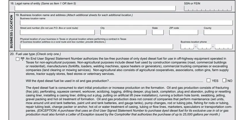 texas dyed diesel permit completion process shown (stage 4)