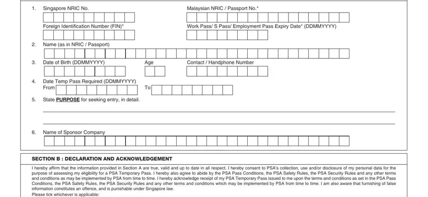 Writing segment 1 of psa pass centre