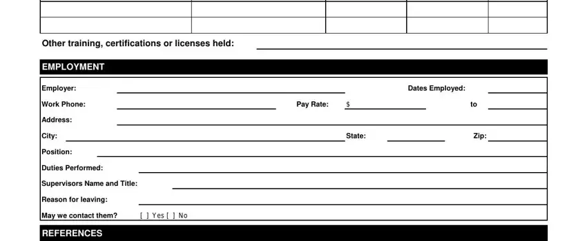 online job application form completion process clarified (part 2)