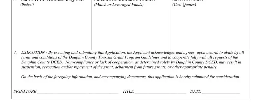 Completing section 2 in dauphin county tourism