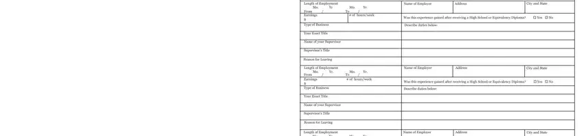 Step 5 for completing the application xd10 form