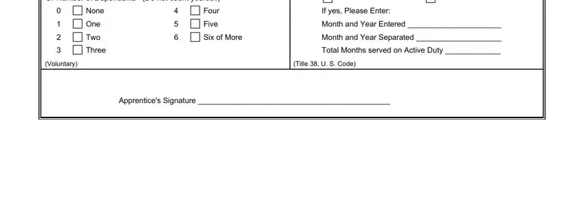 Stage no. 5 of filling in apprenticeship form for hairdressing in nigeria
