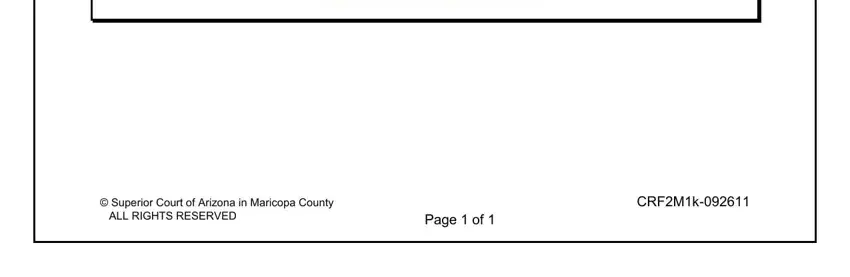 A way to fill out undesignated felony 6 part 1