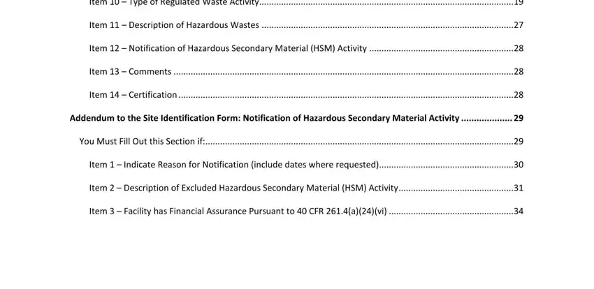 Certification and signature section of the variation order form
