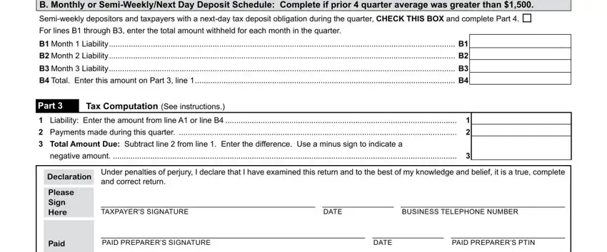 Filling in section 2 of Arizona Form A1-QRT