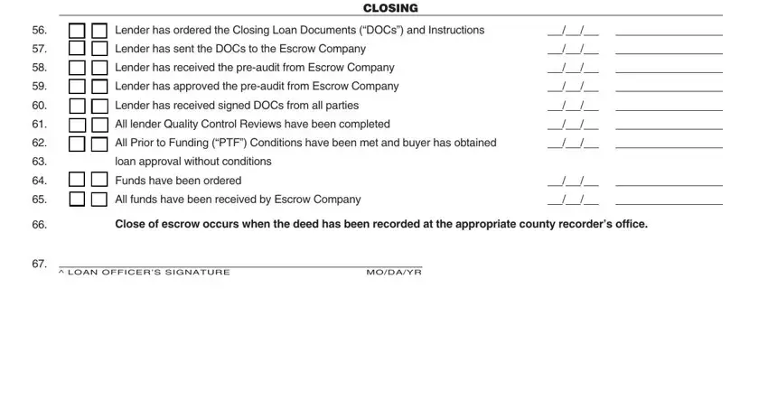 Stage no. 5 of filling in loan status update arizona