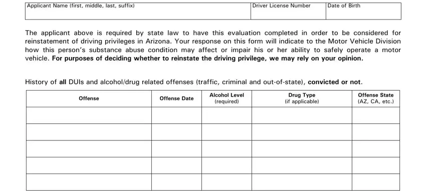 Step # 5 for completing az mvd revocation packet