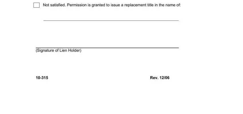 official replacement title completion process detailed (step 2)