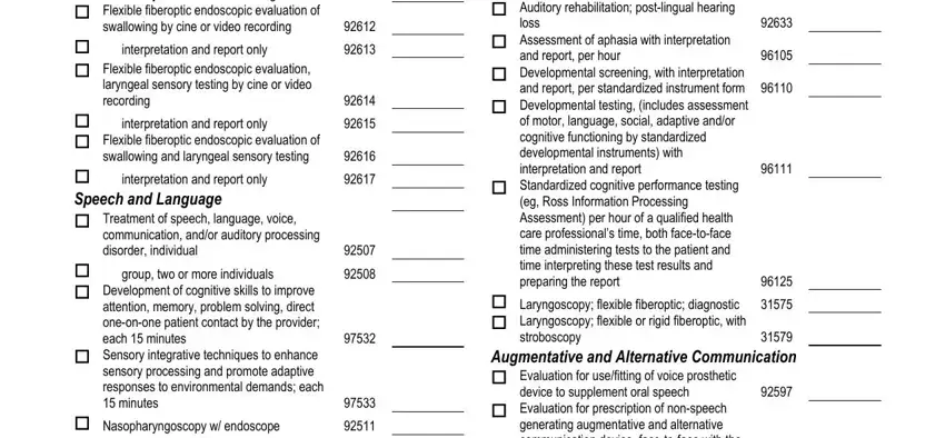 swallowing by cine or video, and report per hour, and of motor language social adaptive inside model speech language