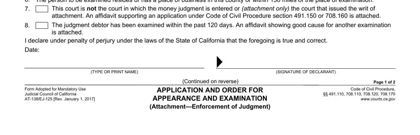 Stage number 3 for submitting ej 125