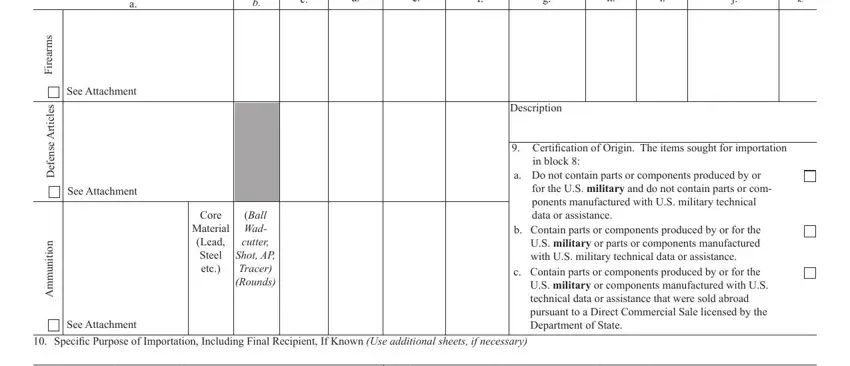 a Do not contain parts or, Core, and b Contain parts or components of atf 6