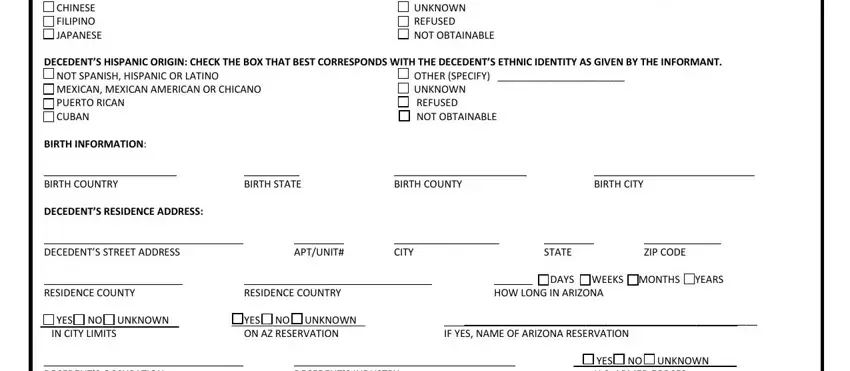 How to complete arizona vsims fillable portion 2
