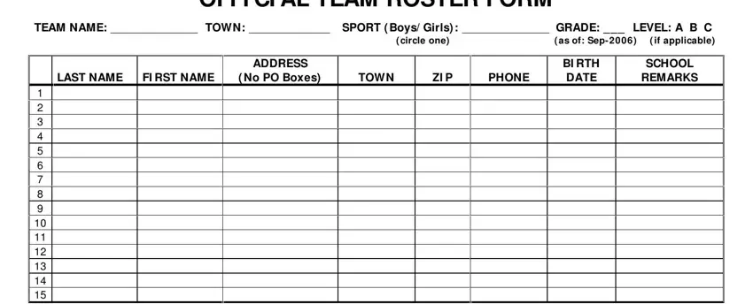 basketball blank roster completion process outlined (step 1)