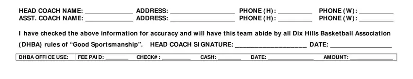 Part no. 2 of submitting basketball blank roster