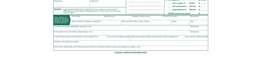 Part 2 of BC-600 form - signature, payment, and name fields