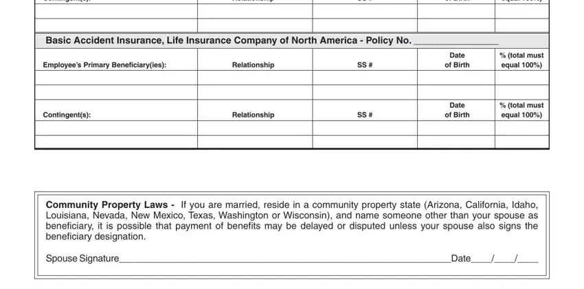 cigna life insurance beneficiary writing process detailed (part 2)