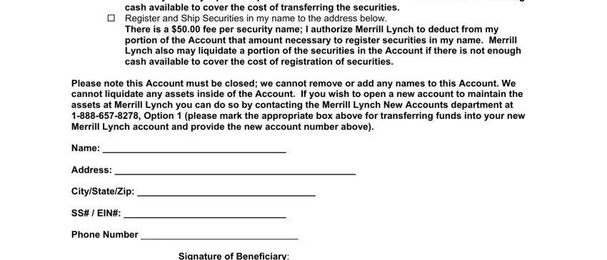 letter of beneficiary completion process outlined (stage 2)