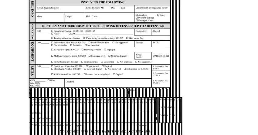 Writing section 4 in oregon uniform complaint