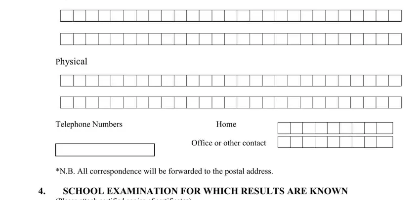 Step 3 of the Bindura University Application Form - program and courses selection