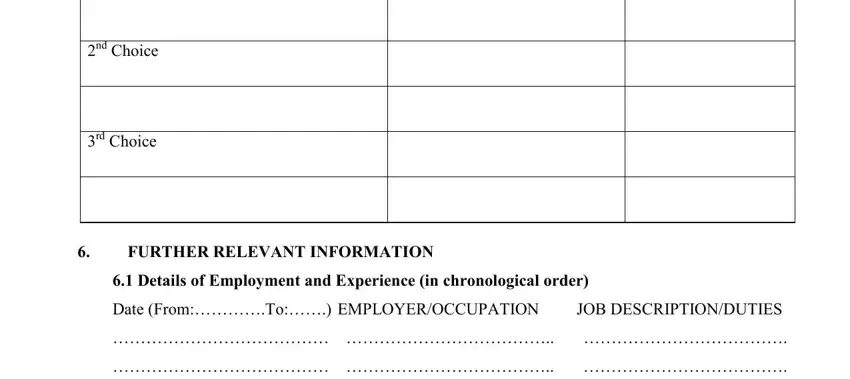 Step 5 of the Bindura University Application Form - declaration and signature section