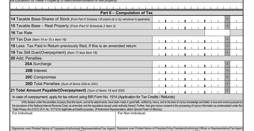 bir form 2000 ot excel completion process outlined (stage 2)