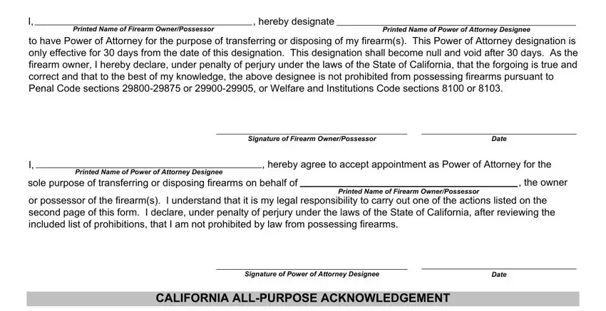 firearm power transfer form conclusion process shown (part 1)