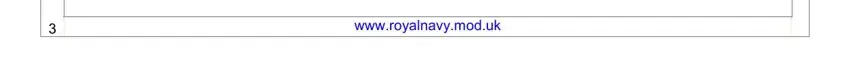 Conduct and standards section of the British Army form