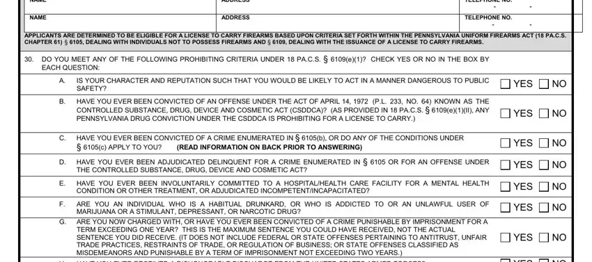 Find out how to fill out bucks county permit to carry part 2