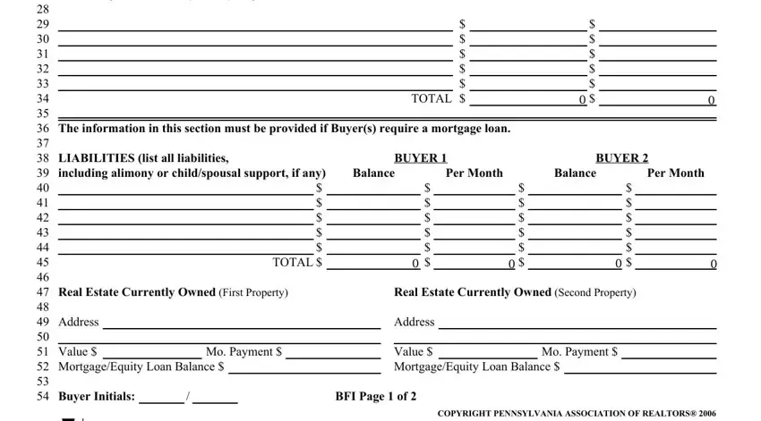 buyer's financial disclosure statement conclusion process detailed (part 2)