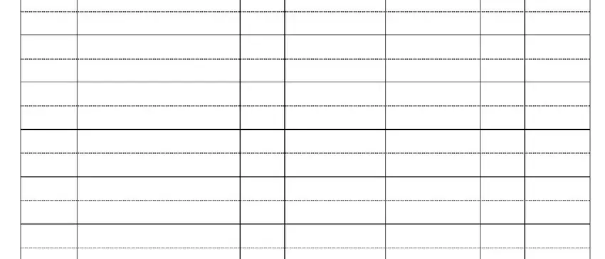Filling in segment 2 of job search contact list printable