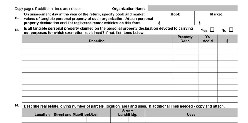 Stage no. 4 of filling out caao m3 rev 2015 tax exempt application