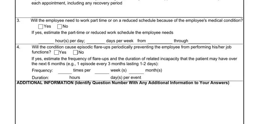 Step number 4 of filling in calhr health form