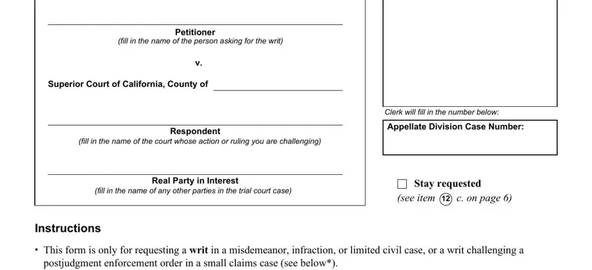 form writ limited form writing process explained (step 1)