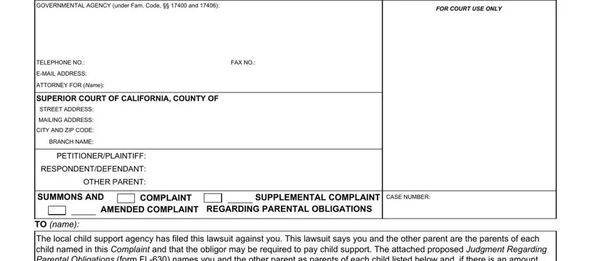 Ways to fill out ca fl600 stage 1