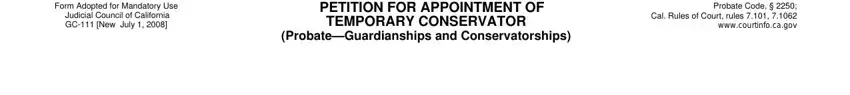 california temporary form completion process shown (part 1)