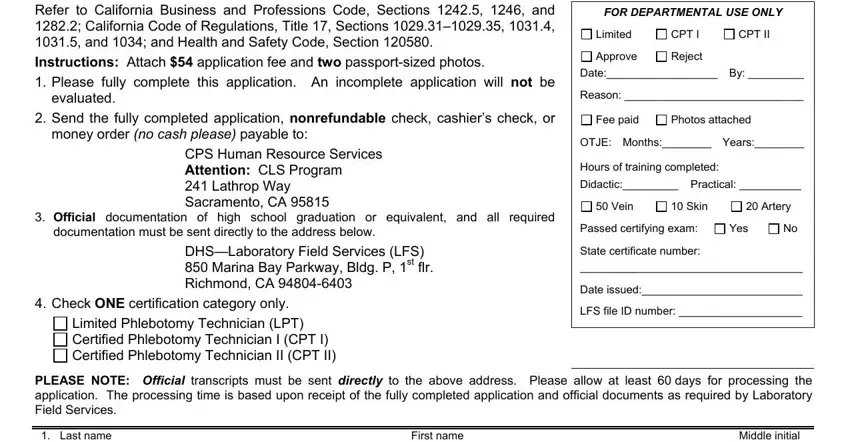 California Form Lab 182 writing process described (step 1)