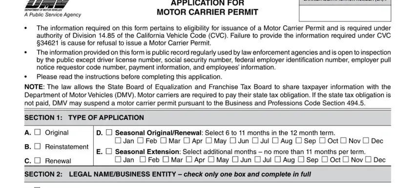 CA MC706 Form - Motor Carrier Permit Application | FormsPal