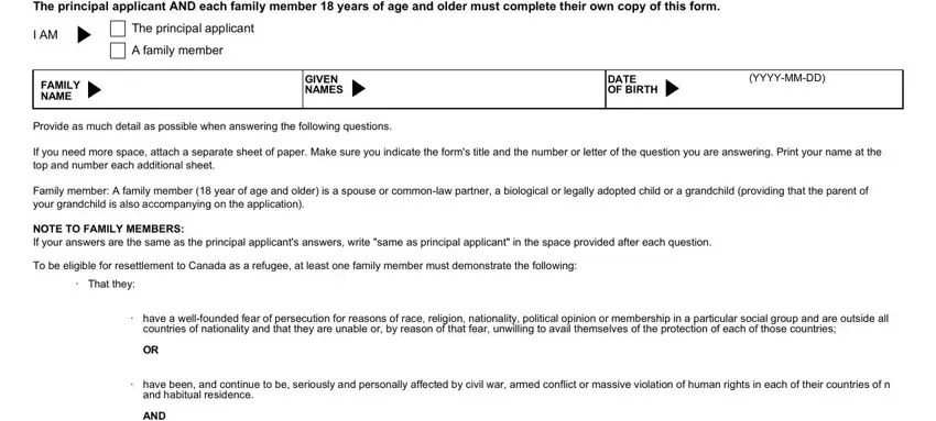 How you can fill out generic application form for canada imm 0008 part 1