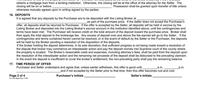 The right way to fill out blank mls listing form part 5