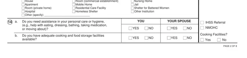 CAPI Form SOC 814 - section 5 living situation and IHSS referral