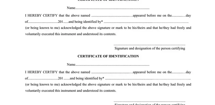 Part number 2 in filling in cayman 1 lands form