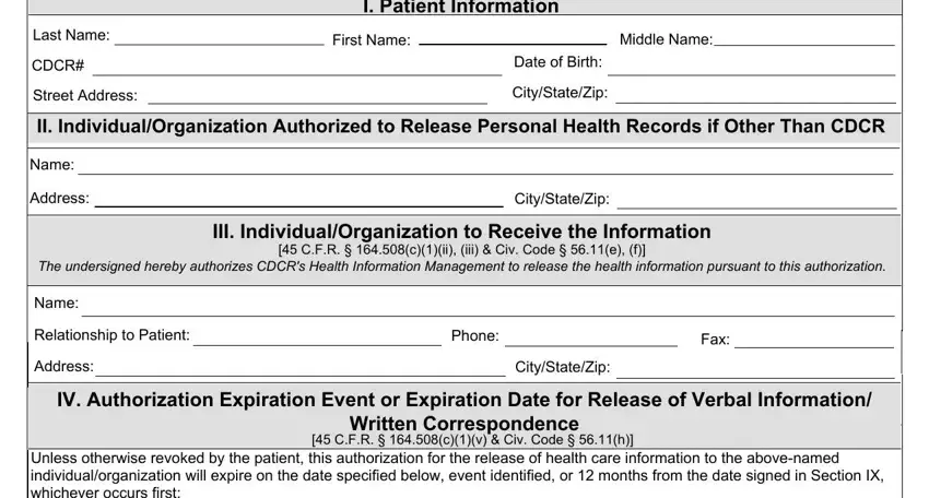 Learn how to complete 7385 release form portion 1