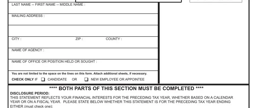 CE Form 1 Part A - Disclosure Period and Calculation Method
