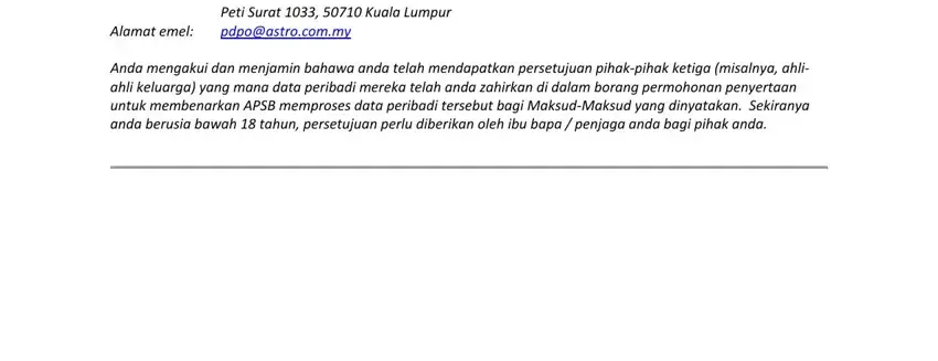Find out how to fill in syarat penyertaan ceria popstar part 2