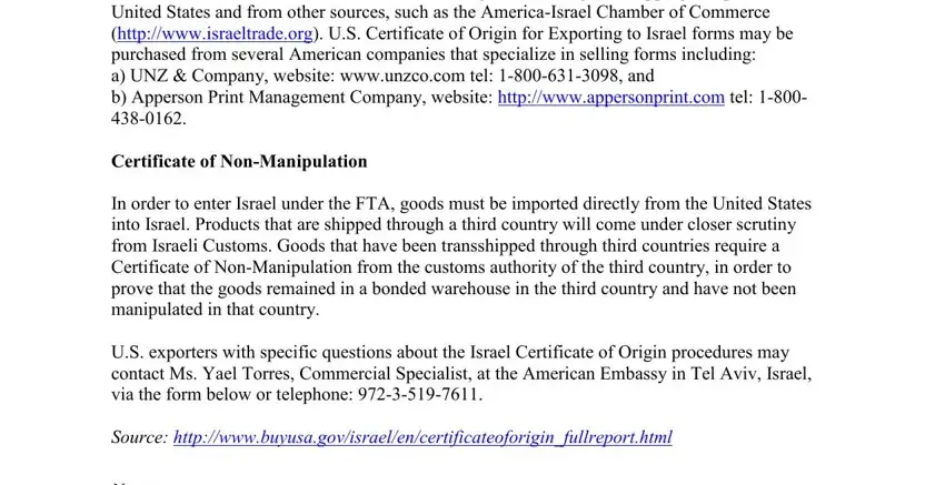 Completing the declaration and certification section of the form